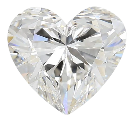 2.52 Carat F VVS2 Heart Lab Diamond