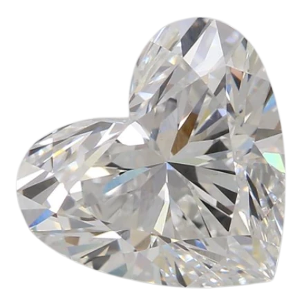 2.55 Carat E VVS2 Heart Lab Diamond
