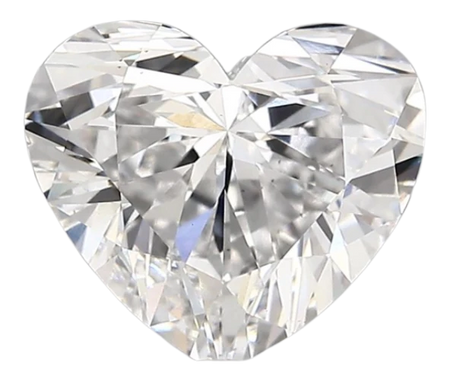 2.67 Carat E VS1 Heart Lab Diamond