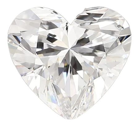 2.89 Carat F SI1 Heart Lab Diamond