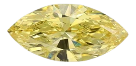 0.38 Carat Yellow VS1 Marquise Lab Diamond