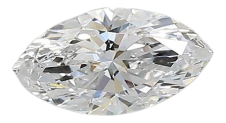 0.55 Carat D VVS2 Marquise Lab Diamond