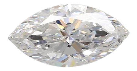 0.57 Carat D VVS2 Marquise Lab Diamond