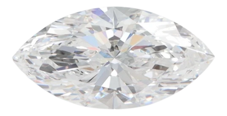 1.53 Carat D VVS1 Marquise Lab Diamond
