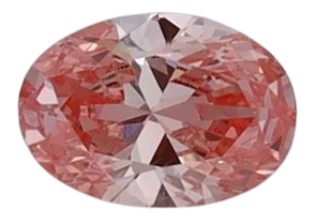 0.29 Carat Pink VS1 Oval Lab Diamond