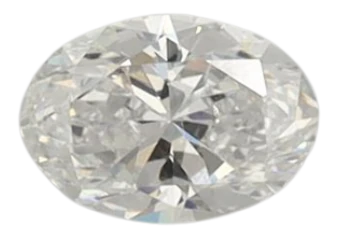 0.33 Carat D VVS2 Oval Lab Diamond