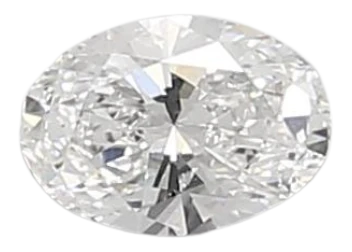 0.35 Carat D SI1 Oval Lab Diamond