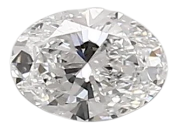 0.37 Carat D VS2 Oval Lab Diamond