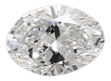 0.37 Carat D VVS2 Oval Lab Diamond