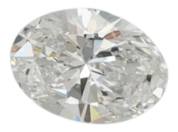 0.37 Carat D VVS2 Oval Lab Diamond