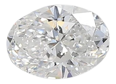 0.38 Carat D VS1 Oval Lab Diamond
