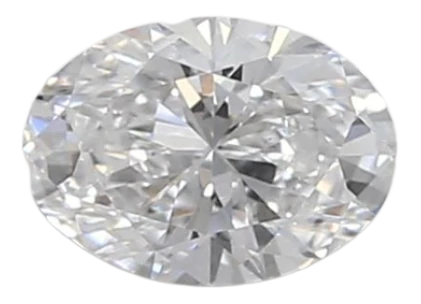 0.38 Carat D VS1 Oval Lab Diamond