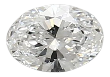 0.38 Carat D VVS2 Oval Lab Diamond