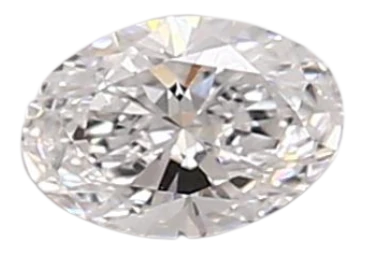 0.38 Carat D VVS2 Oval Lab Diamond