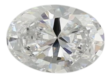 0.38 Carat D VVS2 Oval Lab Diamond