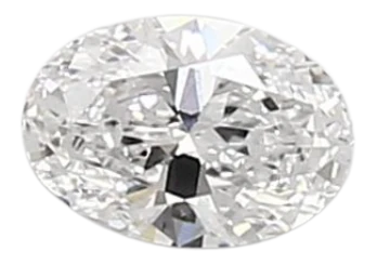0.38 Carat D VVS2 Oval Lab Diamond
