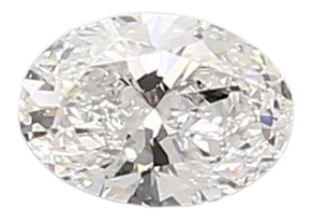 0.38 Carat E VVS2 Oval Lab Diamond