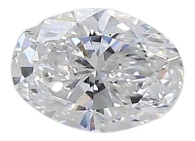 0.39 Carat E VVS1 Oval Lab Diamond