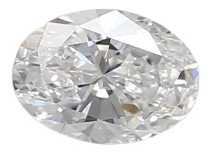 0.41 Carat D VVS1 Oval Lab Diamond