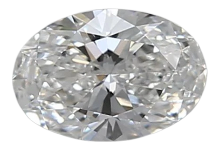 0.43 Carat E VVS1 Oval Lab Diamond