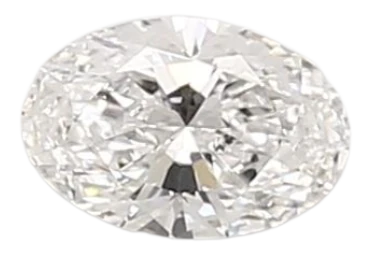 0.43 Carat D VVS2 Oval Lab Diamond