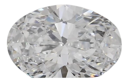 0.43 Carat D VVS2 Oval Lab Diamond