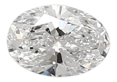 0.43 Carat D VVS2 Oval Lab Diamond