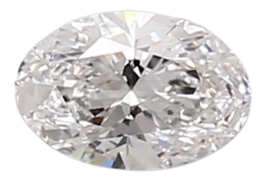 0.43 Carat D VVS2 Oval Lab Diamond