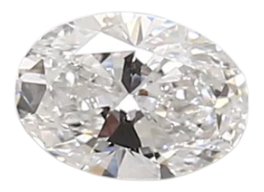 0.44 Carat E SI1 Oval Lab Diamond