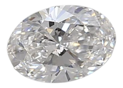 0.44 Carat D VVS2 Oval Lab Diamond