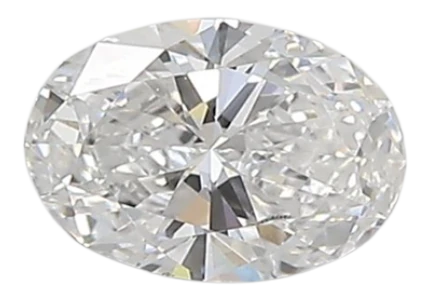 0.44 Carat E VVS2 Oval Lab Diamond