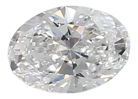 0.45 Carat D VS1 Oval Lab Diamond