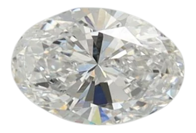 0.45 Carat D VS1 Oval Lab Diamond