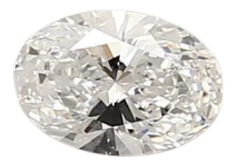 0.45 Carat D VS2 Oval Lab Diamond