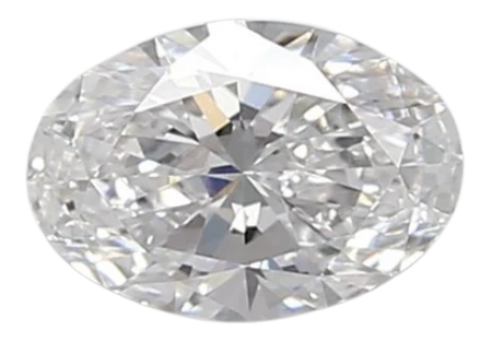 0.45 Carat D VVS1 Oval Lab Diamond