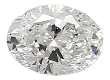 0.45 Carat D VVS2 Oval Lab Diamond