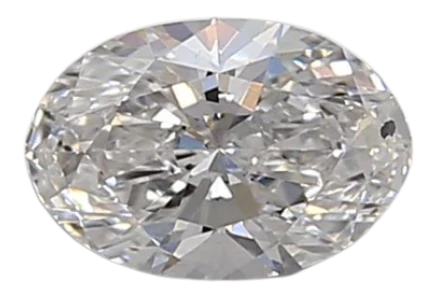 0.46 Carat E SI1 Oval Lab Diamond