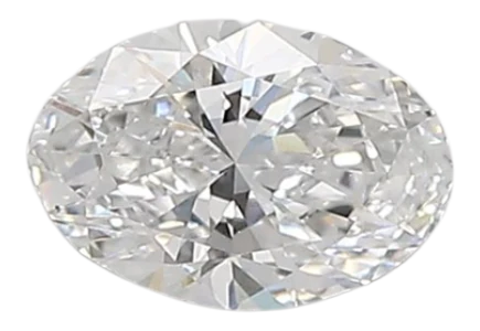 0.46 Carat D VS1 Oval Lab Diamond