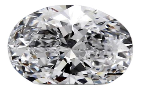 0.46 Carat D VS1 Oval Lab Diamond