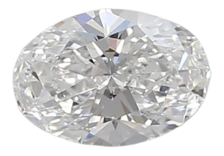 0.46 Carat D VS1 Oval Lab Diamond