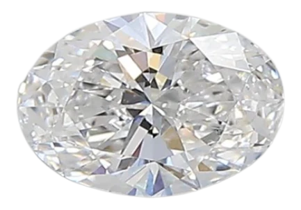 0.46 Carat D VVS1 Oval Lab Diamond