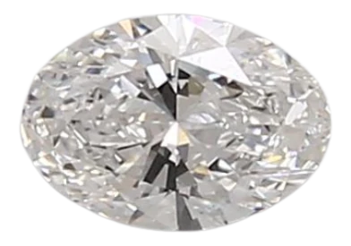 0.46 Carat E VVS2 Oval Lab Diamond