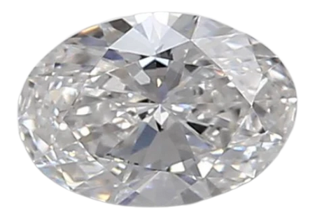 0.46 Carat E VVS2 Oval Lab Diamond
