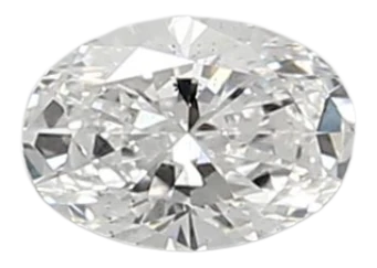 0.47 Carat D SI1 Oval Lab Diamond