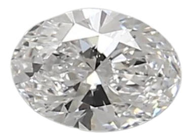 0.47 Carat D VS2 Oval Lab Diamond