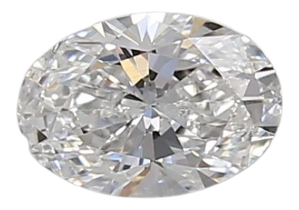 0.47 Carat D VS2 Oval Lab Diamond