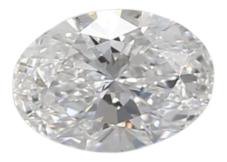 0.47 Carat D VS2 Oval Lab Diamond