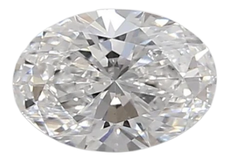 0.47 Carat D VS2 Oval Lab Diamond