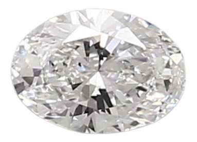 0.47 Carat D VS2 Oval Lab Diamond