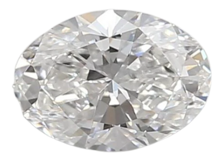 0.47 Carat D VVS2 Oval Lab Diamond